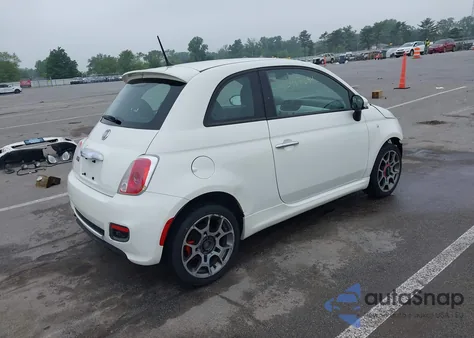 2014 Fiat 500 Sport z USA, uszkodzony, nr VIN 3C3CFFBR0ET194652